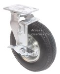 10PPNTSB 10" Swivel Caster Pneumatic Wheel with Brake