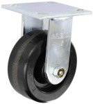 16TM05201R 5" x 2" Albion 16 Series Rigid Plate Caster, Phenolic Wheel