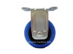 35P21PBR 3-1/2" Rigid Plate Caster, Polyurethane Wheel, 260 lb Capacity