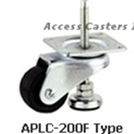 APLC-200F Top Plate Leveling Caster, 50mm Nylon Wheel, 220 lb Capacity