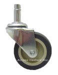 3D8TPG 3" Thermo Pro Grip Ring Stem Swivel Caster