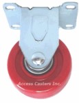 3P20PRT 3" Rigid Caster Polyurethane Wheel