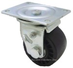 3SLPGSTB 3" Low Profile Glass Filled Nylon Wheel Swivel Caster w/ Brake