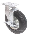 6PPNTSB 6" Swivel Caster Pneumatic Wheel with Brake