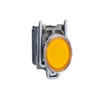 Schneider, XB4BW35B5, Push Button, 1 NO, 1 NC, Yellow