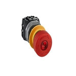 Schneider, XB5AS86449B4, Estop Push Button, 1 NO, 2 NC, Red