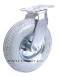 8PPNTS-GRY 8" Swivel Caster Grey Pneumatic Wheel