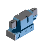 MAC, 82A-FA-BAA-TM-DAAP-1DA, Double Solenoid Valve, 3 Position, 4 Way, 1/4 in. NPT