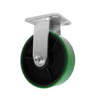 Access Casters, 6650R-01-PCI, Rigid Caster, Polyurethan on Cast Iron Wheel, 5 in. x 2 in.