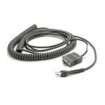ZEBRA - CBA-R37-C09ZBR Coiled RS232 Serial Cable