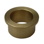 Oilite, 7815K55, Bronze Flange Sleeve Bearing, 1 in. ID, 1 1/4 in. OD, 3/4 in. L