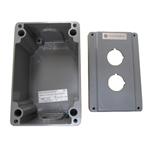 Allen Bradley, 800T-2TZ, Push Button Enclosure, 2 Holes