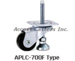 ALPC-700F Top Plate Leveling Caster, 72mm Nylon Wheel, 772 Pound Capacity