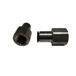 Legris, 3014 60 18, Female Straight Fitting, 3/8 in. OD Tube, 3/8 in. NPT, Push-On