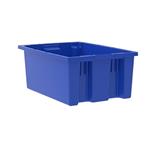Akro Mils Stack and Nest Tote, 19 1/2 IN x 13 1/2 IN x 8 IN, PK of 6