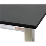 BenchPro Elec.Hyd. Lift Workbench, Stainless Steel, 1" Phenolic Top, Round Front