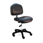 Vinyl ESD Wide Chair Desk H and Nylon Base, 18"-23" H  Single Lever Control