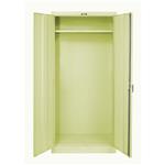 Hallowell Stationary Solid Door Cabinet, Wardrobe, 72 IN High