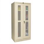 Hallowell Stationary Ventilated Door Cabinet, 72 IN High
