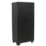 Solid Door 14 Gauge Welded Cabinet with 4 Shelves 24 x 36