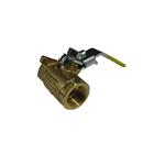 Parker, XVVP500P-12, Ball Valve, 3/4 in. FNPT, 250 PSI, Vented Padlock, Brass