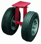 R-7210-PR  Hamilton 10" Dual Wheel Rigid Plate Caster, Pneumatic Tires
