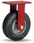 R-8008-SU Hamilton 8" Cush-N-Flex Rigid Plate Caster, Super Flex Wheel