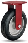 R-8012-SU Hamilton 12" Cush-N-Flex Rigid Plate Caster, Super Flex Wheel