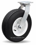 S-7112-PR 12" Hamilton Cush-N-Aire 7100 Swivel Plate Caster, Pneumatic Wheel